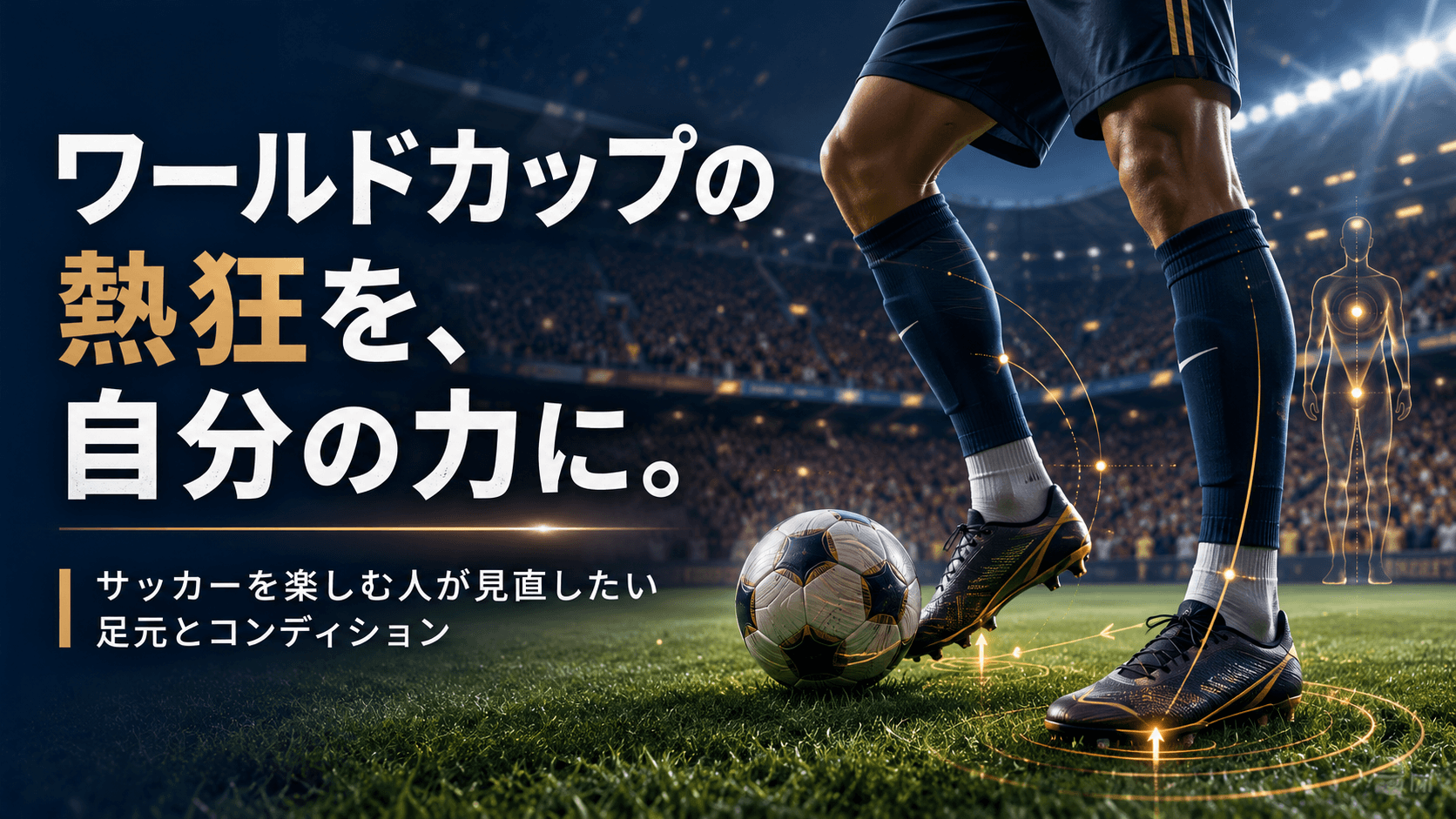 ワールドカップの熱狂を、自分の力に。サッカーを楽しむ人が見直したい「足元」のこと